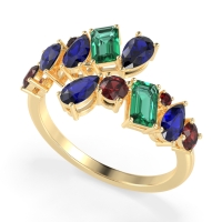 Fashion Multi-Shape Split Shank Garvi Band