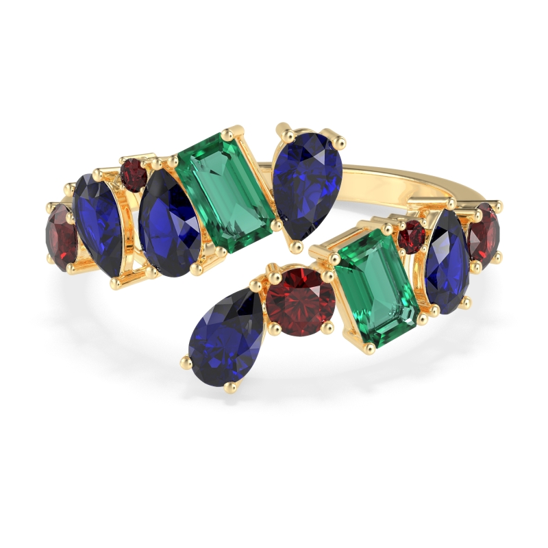 Fashion Multi-Shape Split Shank Garvi Band