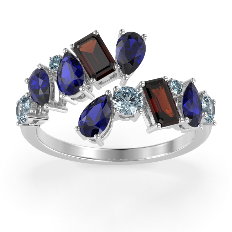Fashion Multi-Shape Split Shank Garvi Band