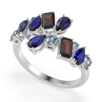 Fashion Multi-Shape Split Shank Garvi Band