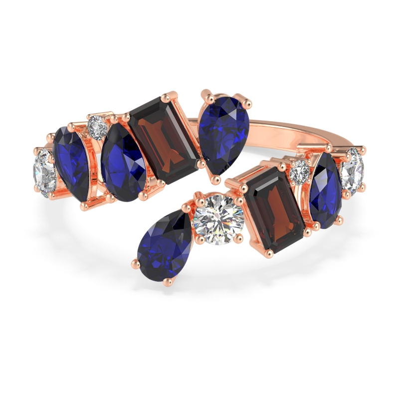 Fashion Multi-Shape Split Shank Garvi Band