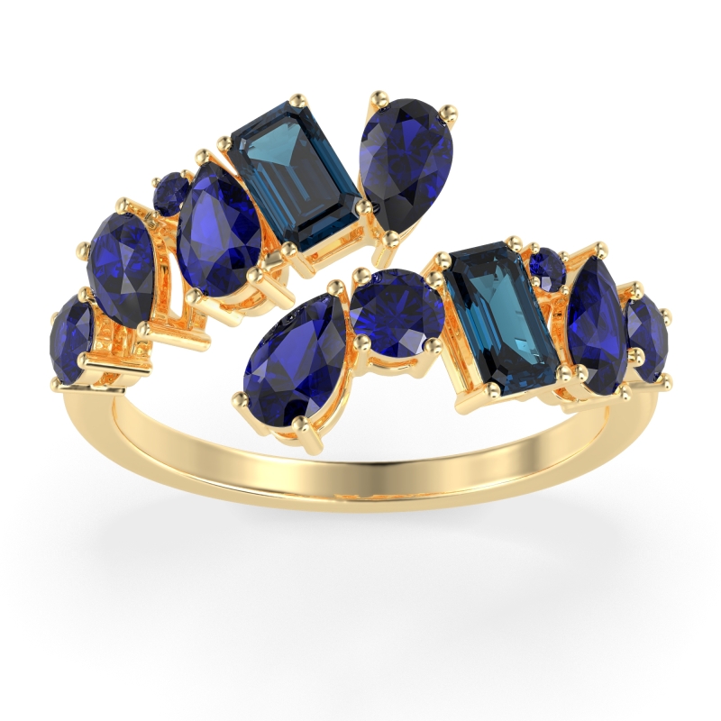 Fashion Multi-Shape Split Shank Garvi Band
