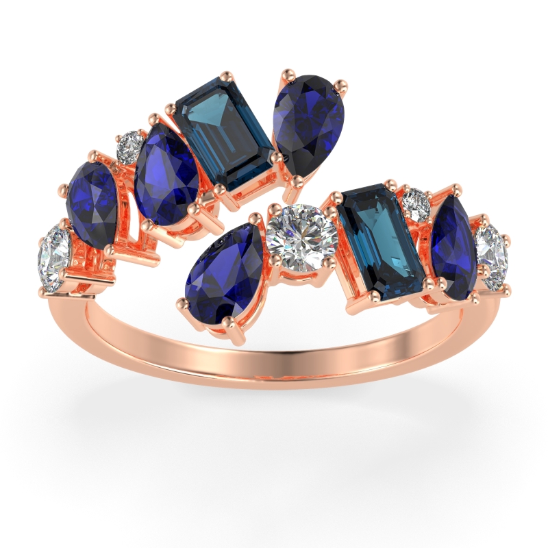 Fashion Multi-Shape Split Shank Garvi Band