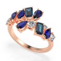 Fashion Multi-Shape Split Shank Garvi Band