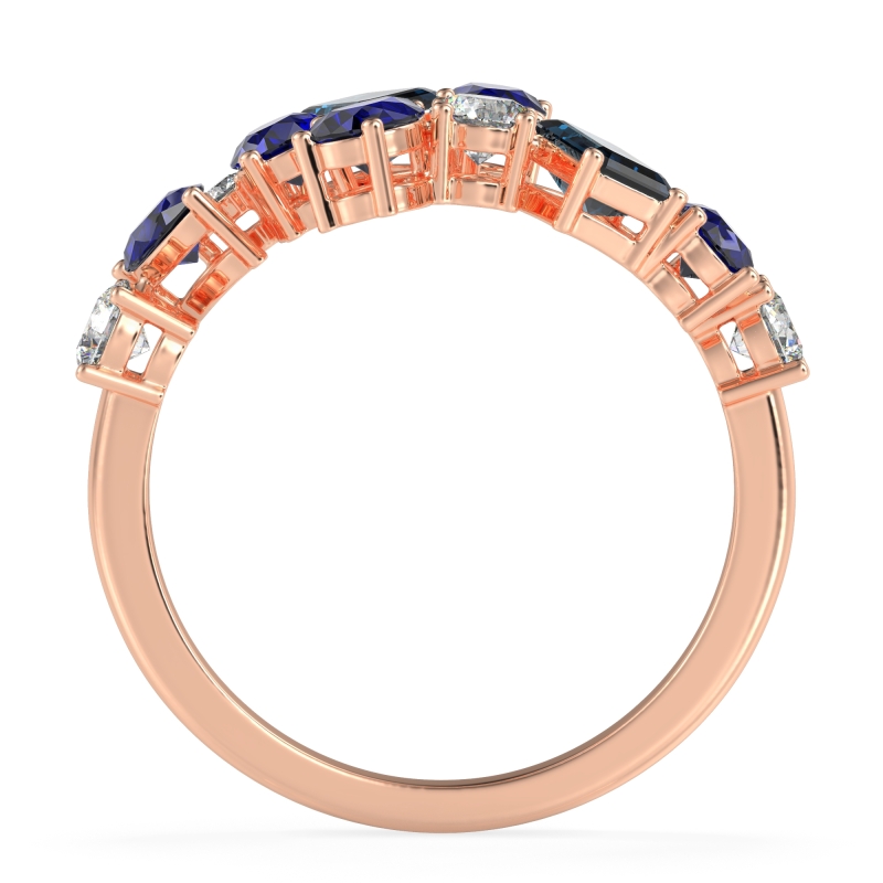 Fashion Multi-Shape Split Shank Garvi Band