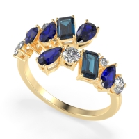 Fashion Multi-Shape Split Shank Garvi Band