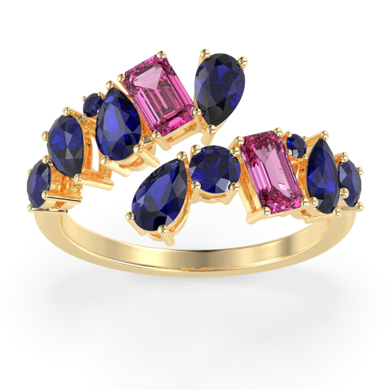Fashion Multi-Shape Split Shank Garvi Band