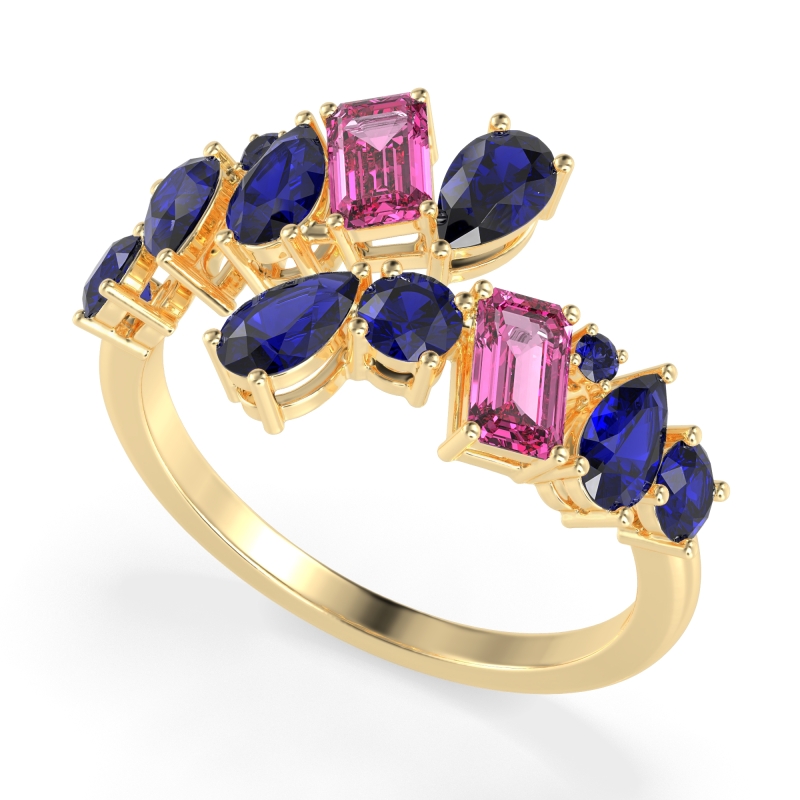 Fashion Multi-Shape Split Shank Garvi Band