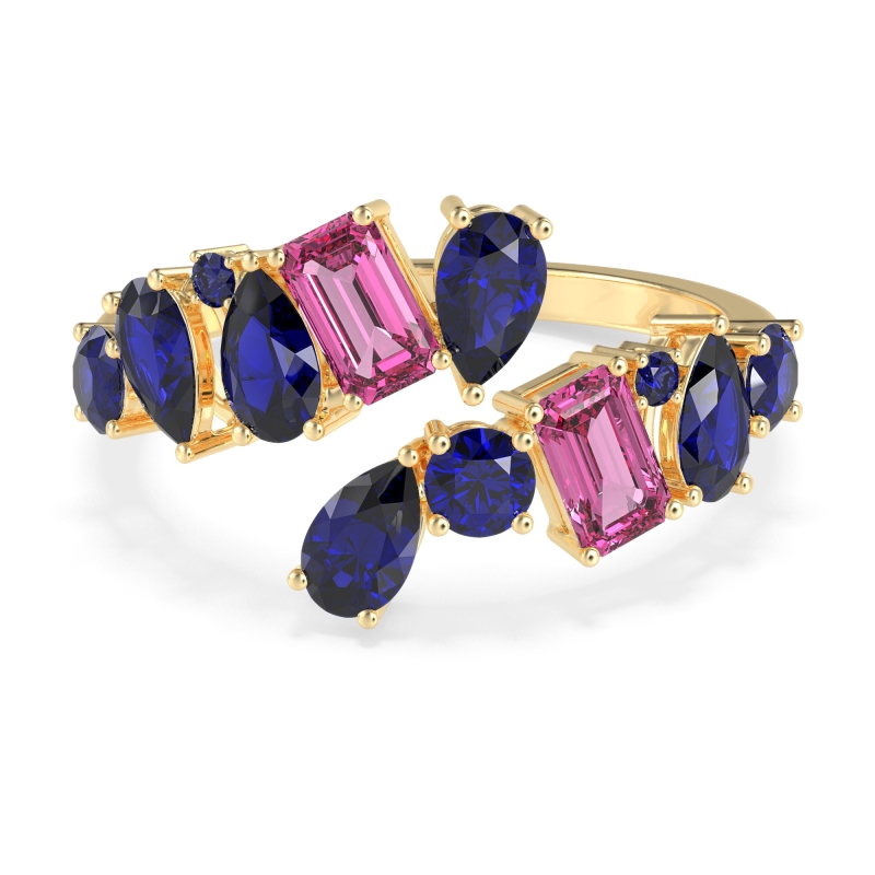 Fashion Multi-Shape Split Shank Garvi Band