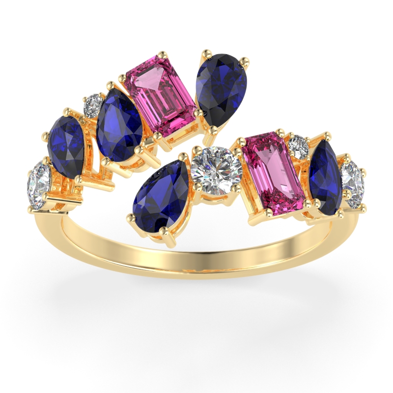 Fashion Multi-Shape Split Shank Garvi Band