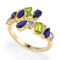 Fashion Multi-Shape Split Shank Garvi Band