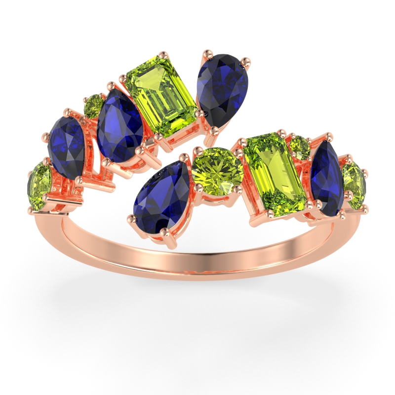 Fashion Multi-Shape Split Shank Garvi Band