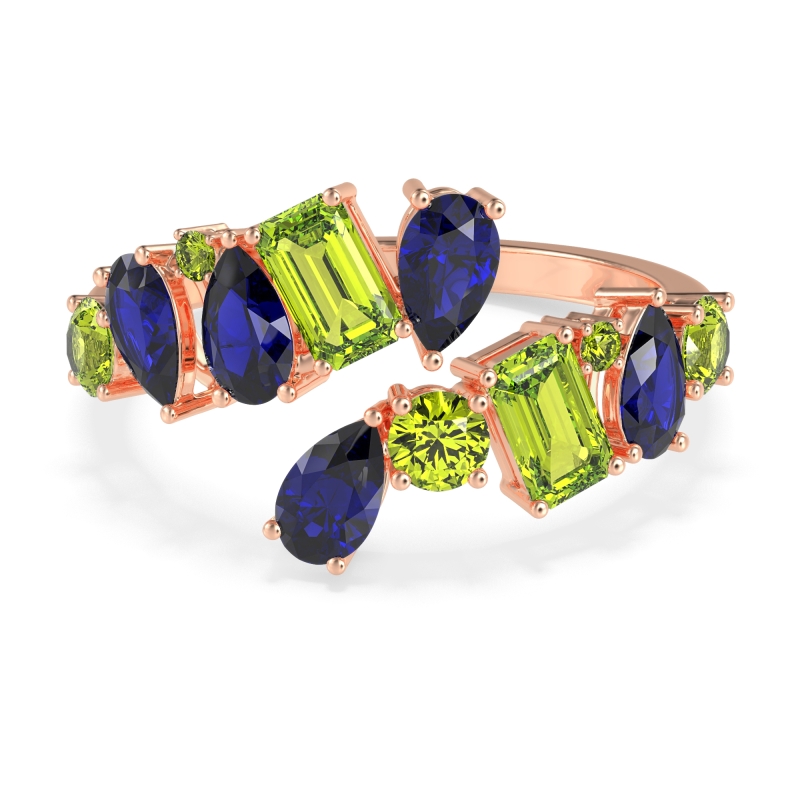 Fashion Multi-Shape Split Shank Garvi Band