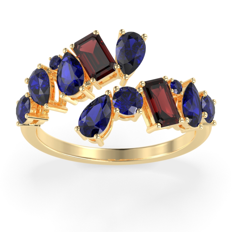 Fashion Multi-Shape Split Shank Garvi Band