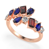 Fashion Multi-Shape Split Shank Garvi Band