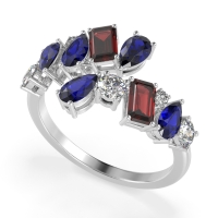 Fashion Multi-Shape Split Shank Garvi Band