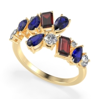 Fashion Multi-Shape Split Shank Garvi Band