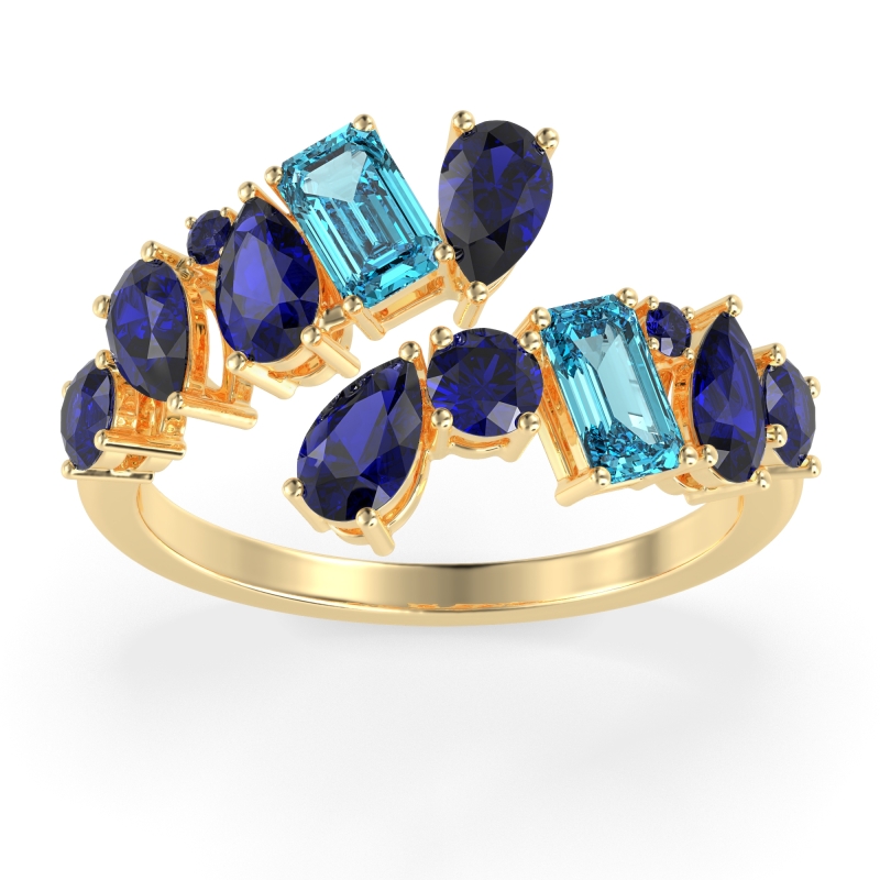 Fashion Multi-Shape Split Shank Garvi Band