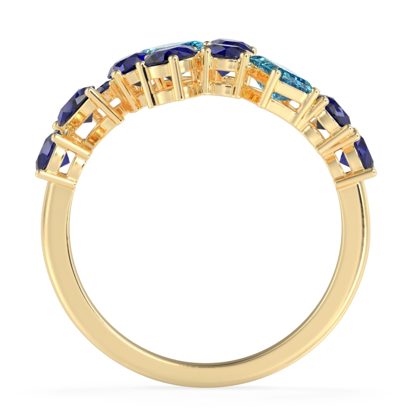 Fashion Multi-Shape Split Shank Garvi Band