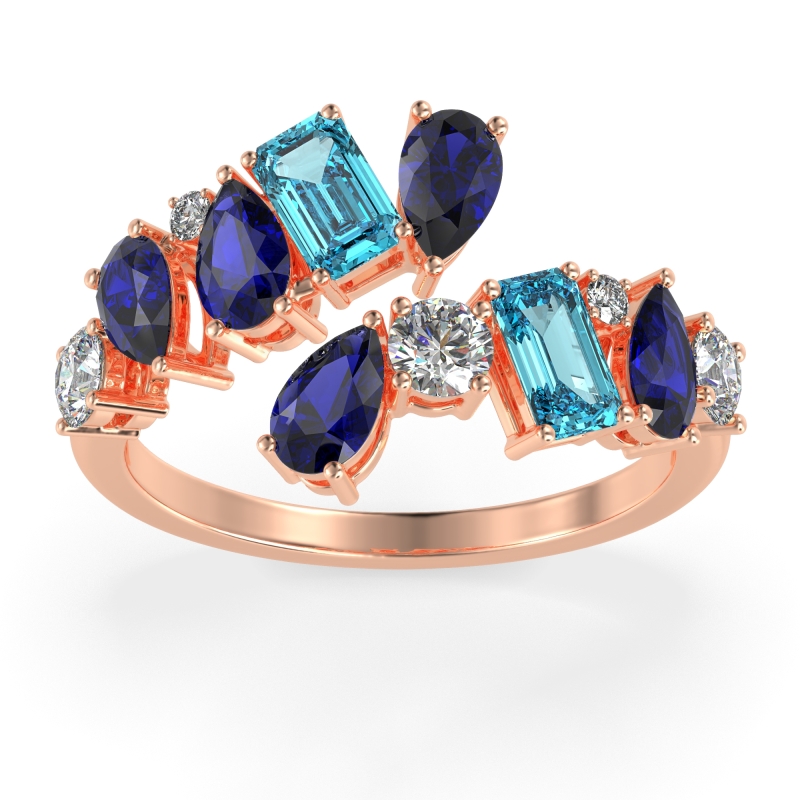 Fashion Multi-Shape Split Shank Garvi Band