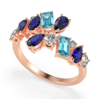 Fashion Multi-Shape Split Shank Garvi Band