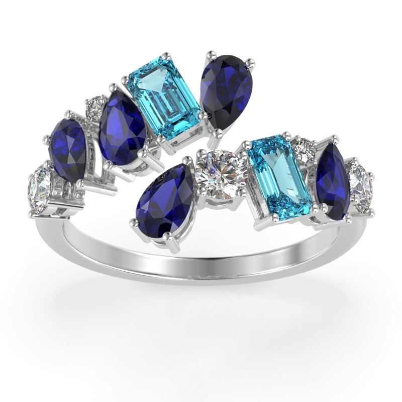 Fashion Multi-Shape Split Shank Garvi Band