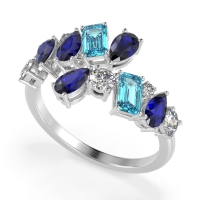 Fashion Multi-Shape Split Shank Garvi Band