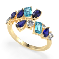 Fashion Multi-Shape Split Shank Garvi Band