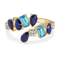 Fashion Multi-Shape Split Shank Garvi Band