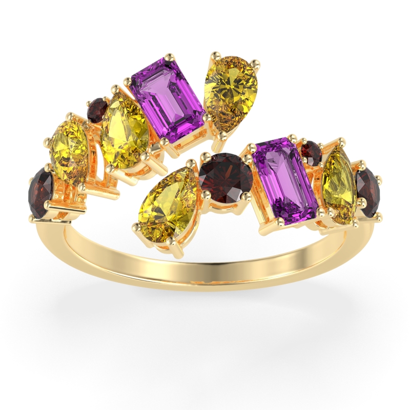 Fashion Multi-Shape Split Shank Garvi Band