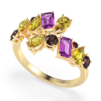 Fashion Multi-Shape Split Shank Garvi Band