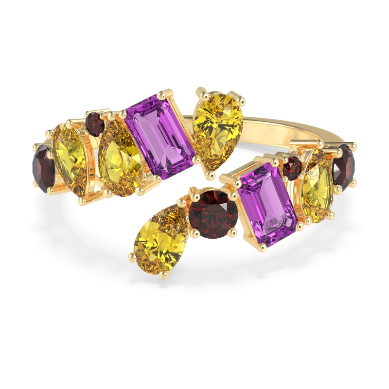 Fashion Multi-Shape Split Shank Garvi Band