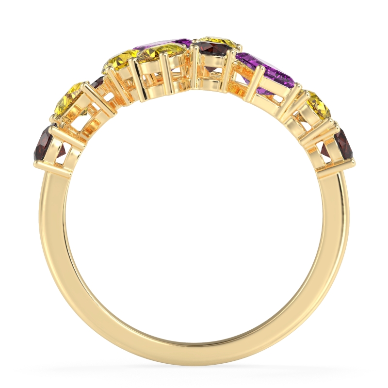 Fashion Multi-Shape Split Shank Garvi Band