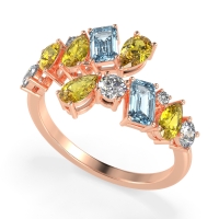 Fashion Multi-Shape Split Shank Garvi Band