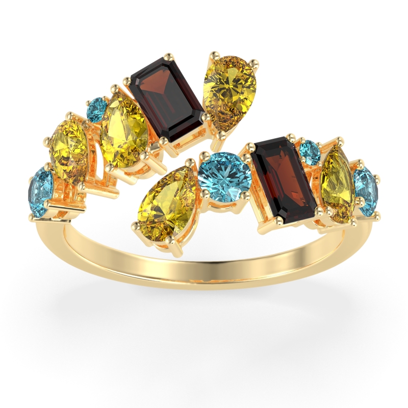 Fashion Multi-Shape Split Shank Garvi Band