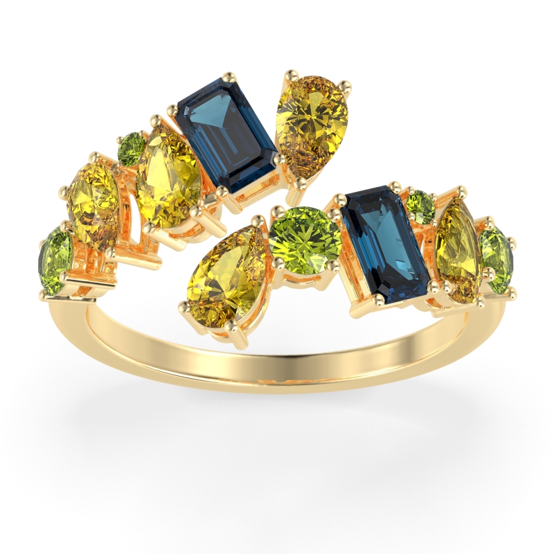 Fashion Multi-Shape Split Shank Garvi Band