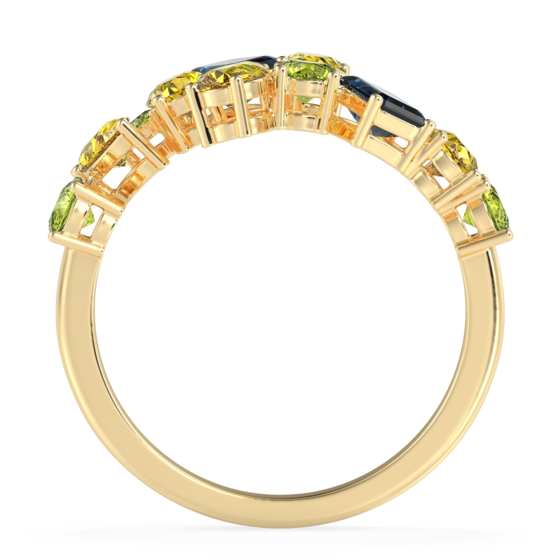 Fashion Multi-Shape Split Shank Garvi Band