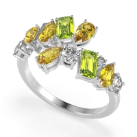 Fashion Multi-Shape Split Shank Garvi Band