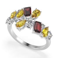 Fashion Multi-Shape Split Shank Garvi Band