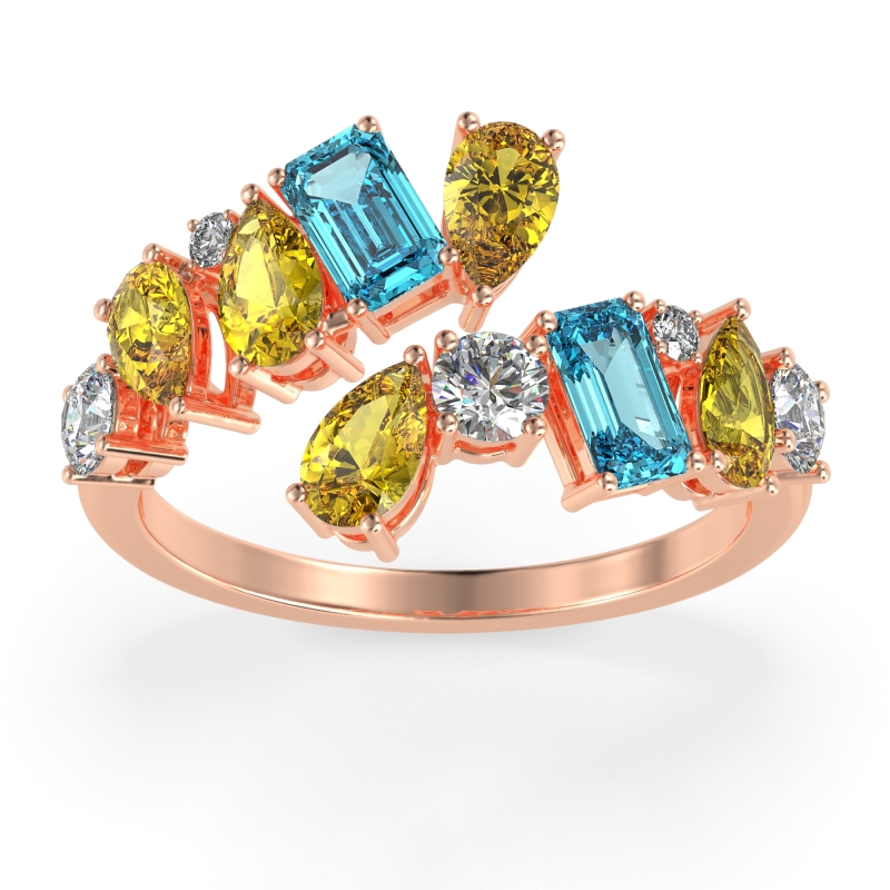 Fashion Multi-Shape Split Shank Garvi Band