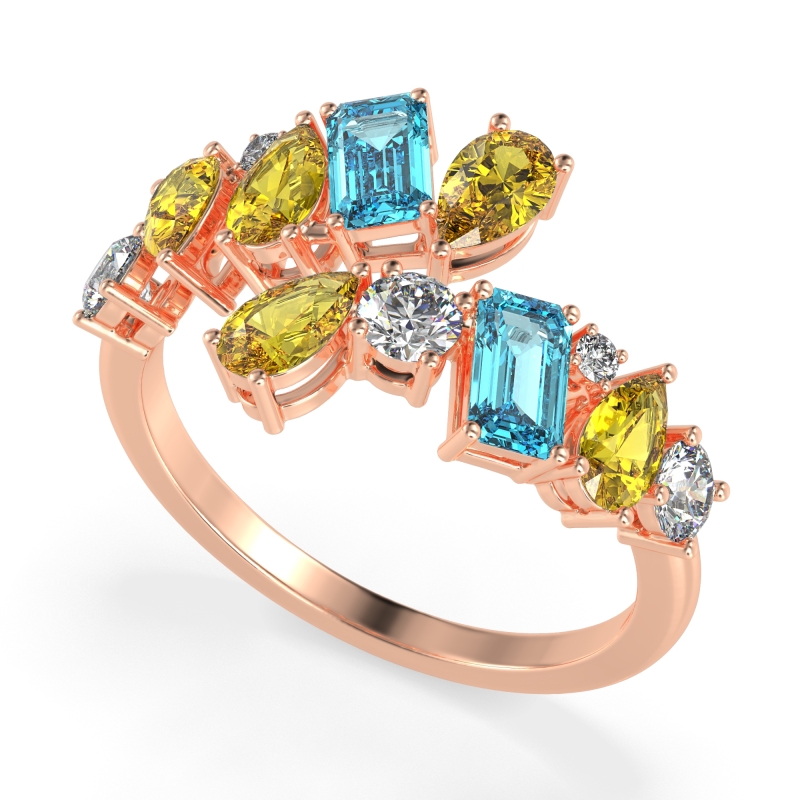 Fashion Multi-Shape Split Shank Garvi Band