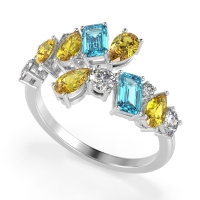 Fashion Multi-Shape Split Shank Garvi Band