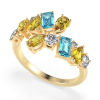 Fashion Multi-Shape Split Shank Garvi Band