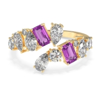 Fashion Multi-Shape Split Shank Garvi Band