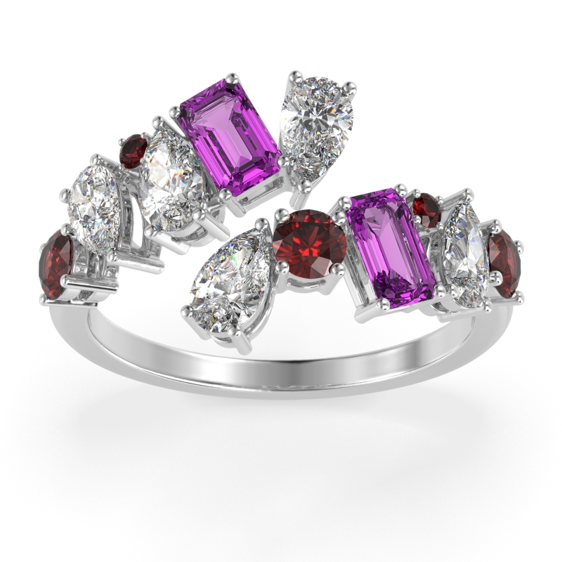 Fashion Multi-Shape Split Shank Garvi Band