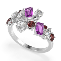 Fashion Multi-Shape Split Shank Garvi Band