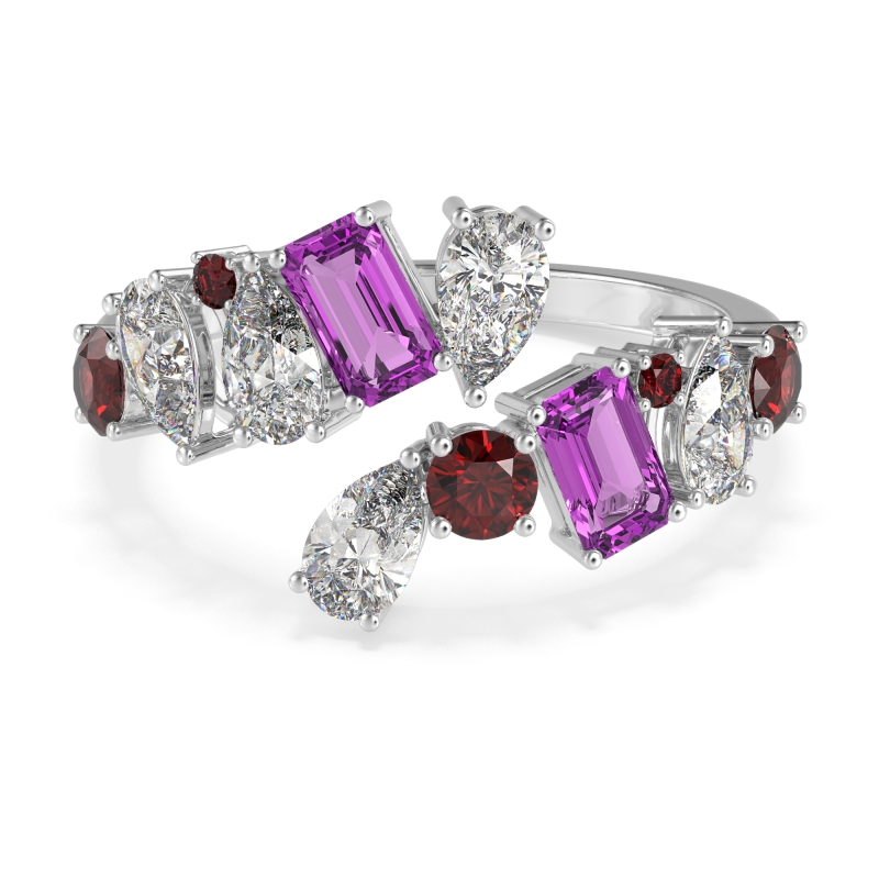 Fashion Multi-Shape Split Shank Garvi Band