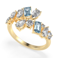 Fashion Multi-Shape Split Shank Garvi Band
