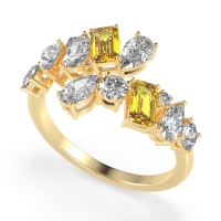 Fashion Multi-Shape Split Shank Garvi Band