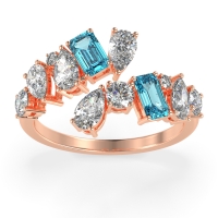 Fashion Multi-Shape Split Shank Garvi Band